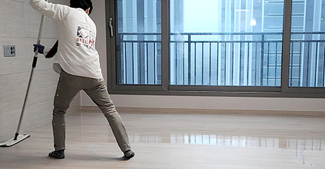 코팅제 1차 도포