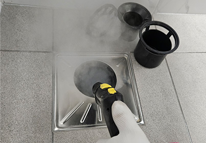 배수구 스팀살균