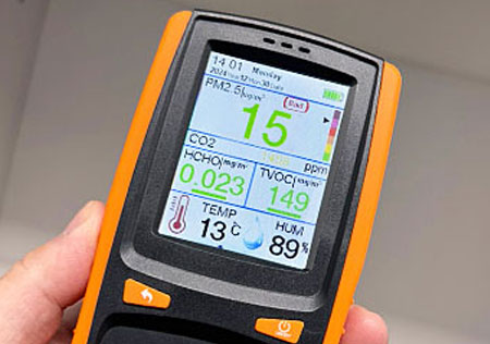 시공 후 유해물질 측정