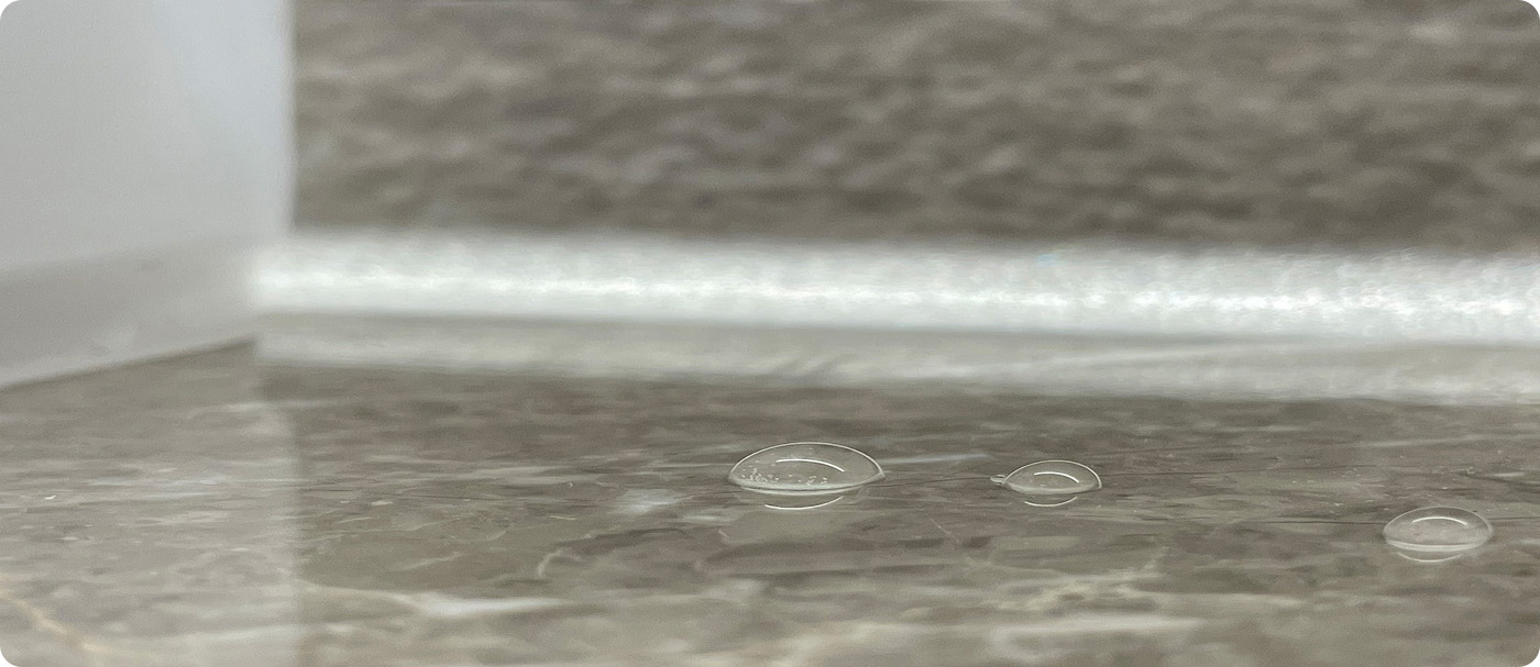 하이엔드 코팅으로 시공한 욕실 젠다이 실제 모습